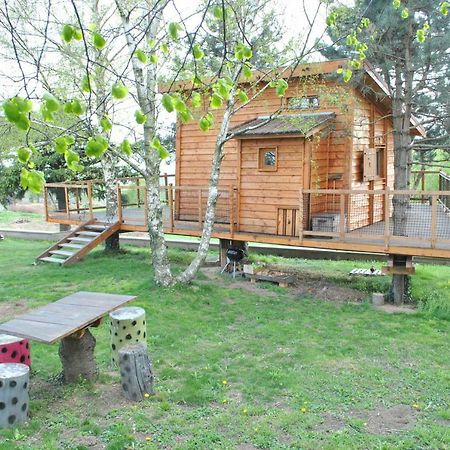 L'Etournelle - Cabane Perchee Chaussan Buitenkant foto