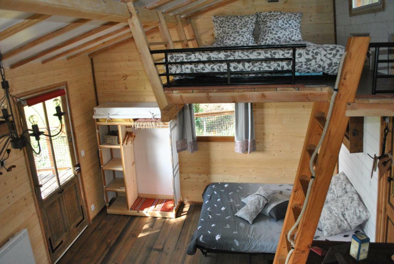 L'Etournelle - Cabane Perchee Chaussan Buitenkant foto